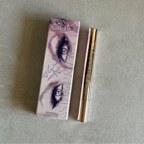 Ciaté London Stamp & Drag Liner Duo - Precision Wing Stamp & Liner - Picture 1 of 4